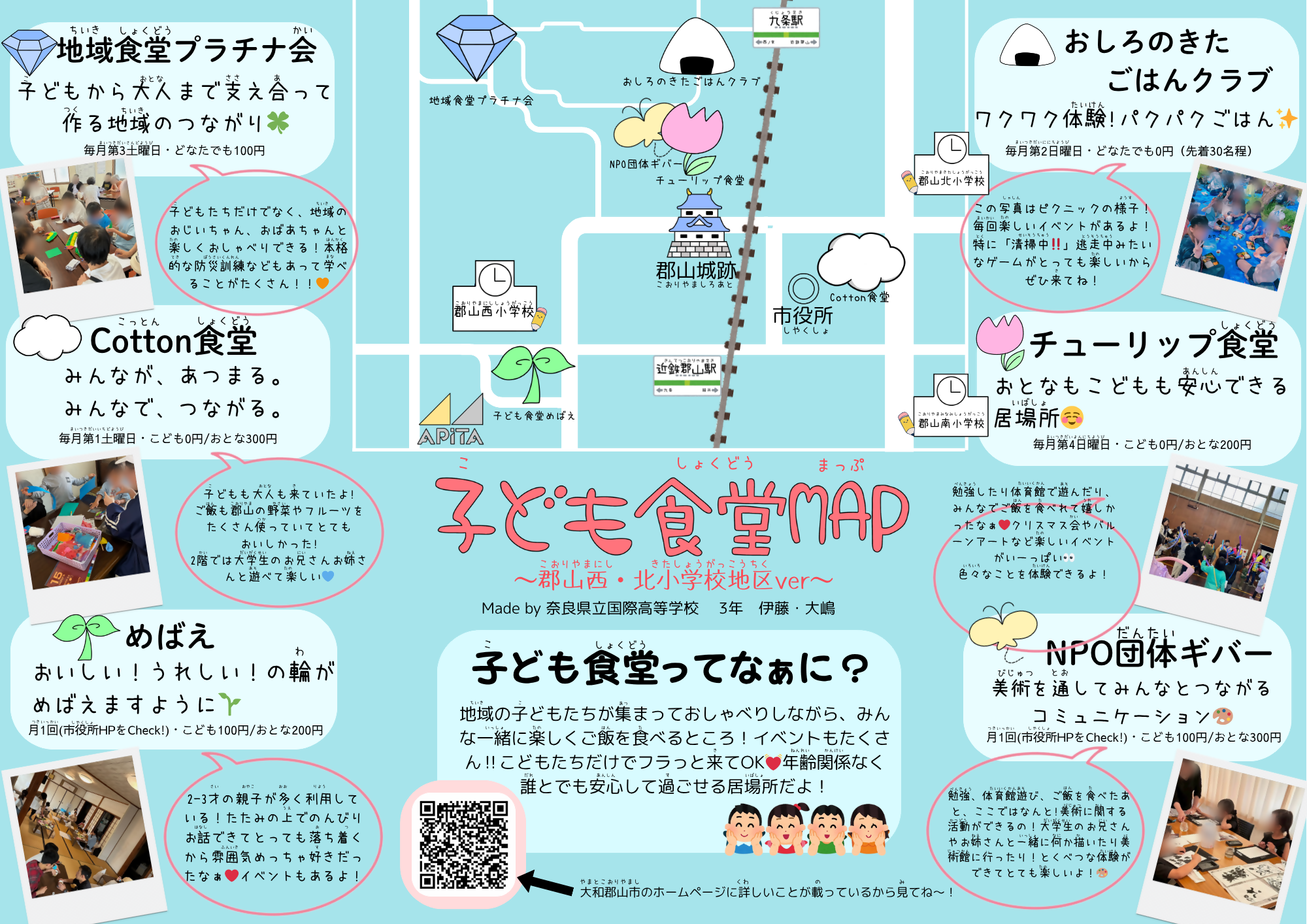 高校生がつくった「子ども食堂MAP」公開中!