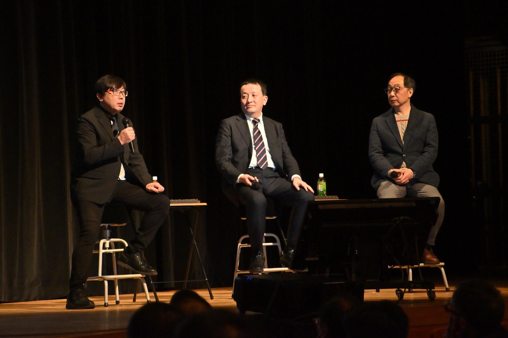 トークセッション平山優さん、柴裕之さん、黒田基樹さん