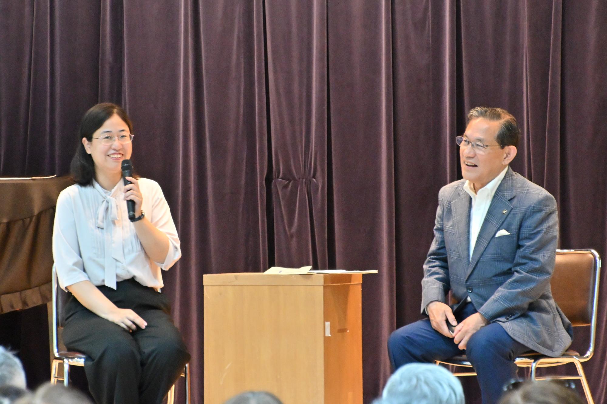 秀長さん入門講座 トークセッションの様子