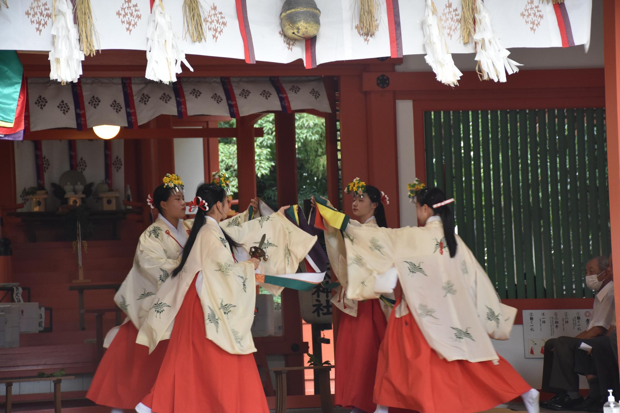 阿礼祭・稗田の舞の様子