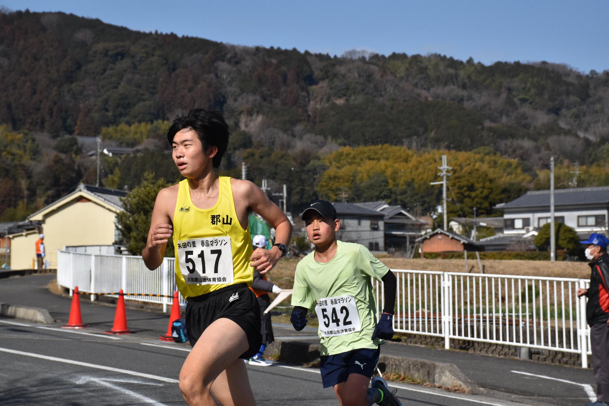 第50回矢田の里春風マラソンの様子
