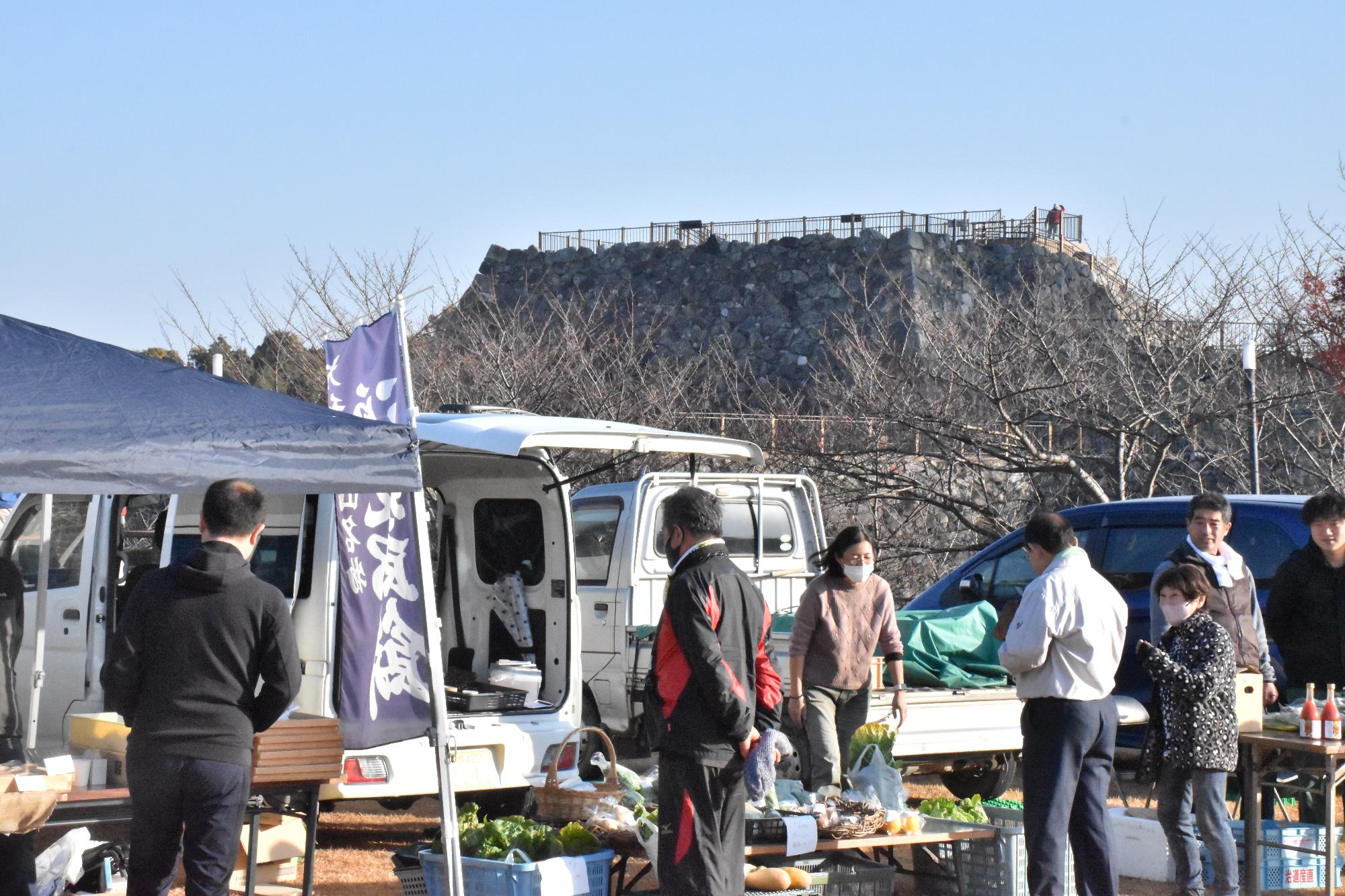 郡山・市の日の会場内の様子