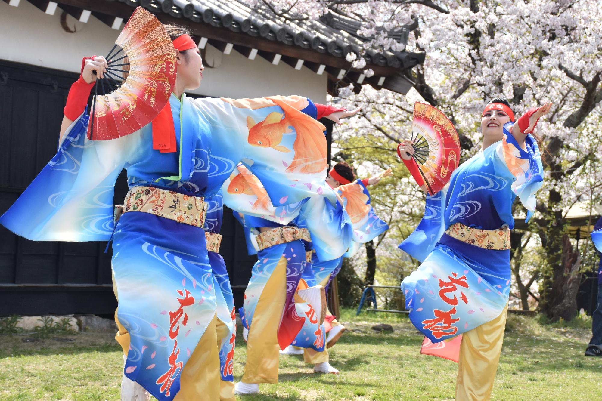 お城まつりコンサート 花柳の演目披露