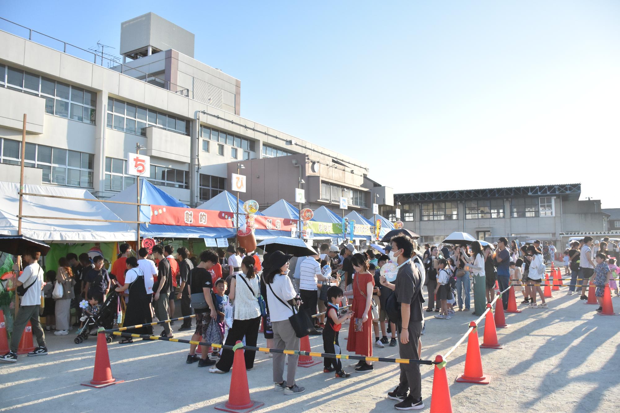第49回大和の夏祭りの会場内の様子