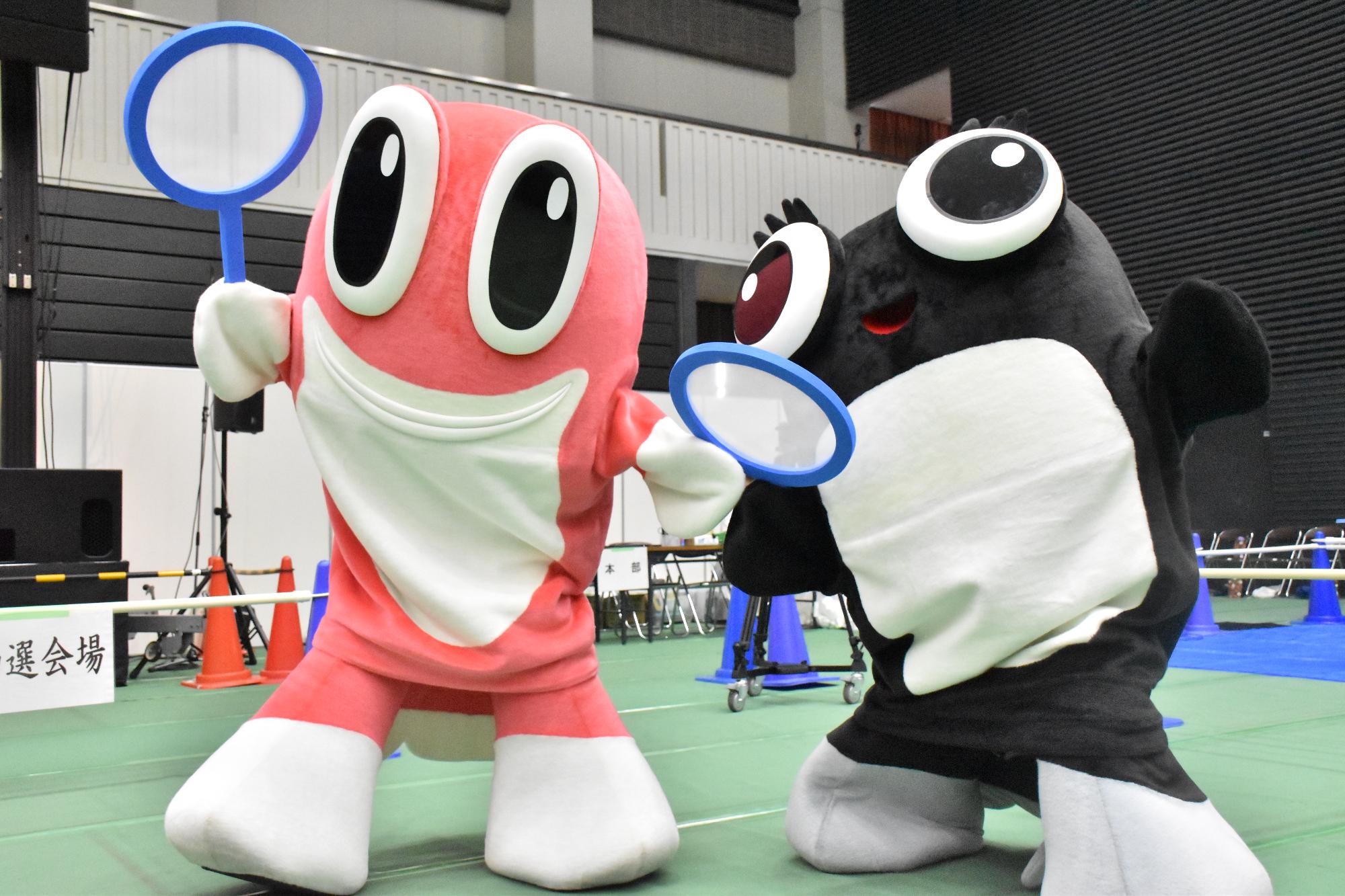第30回全国金魚すくい選手権大会 リニューアルされたきんとっと、でめっきー