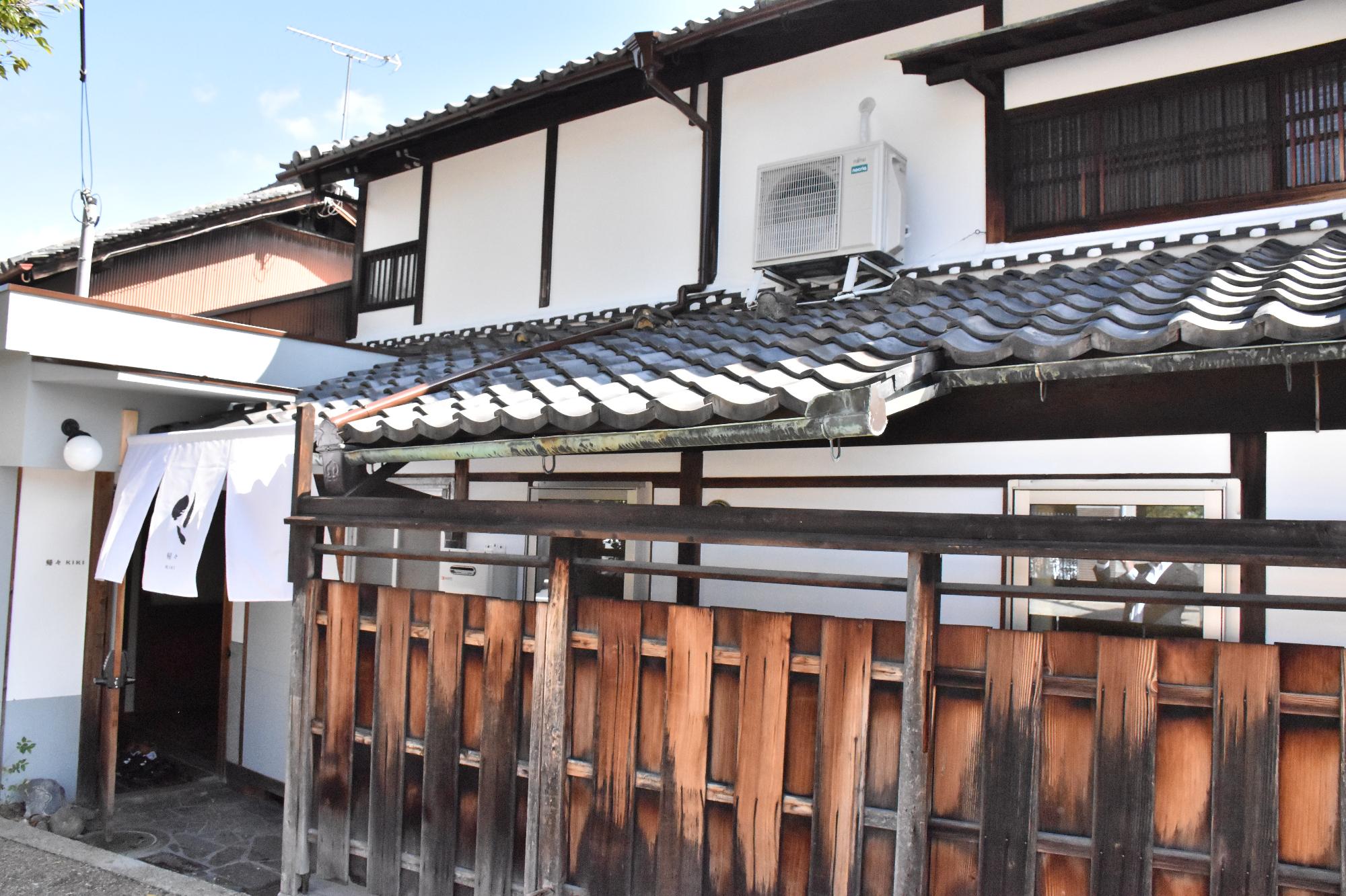 一棟貸しの宿泊施設「帰々」の外観