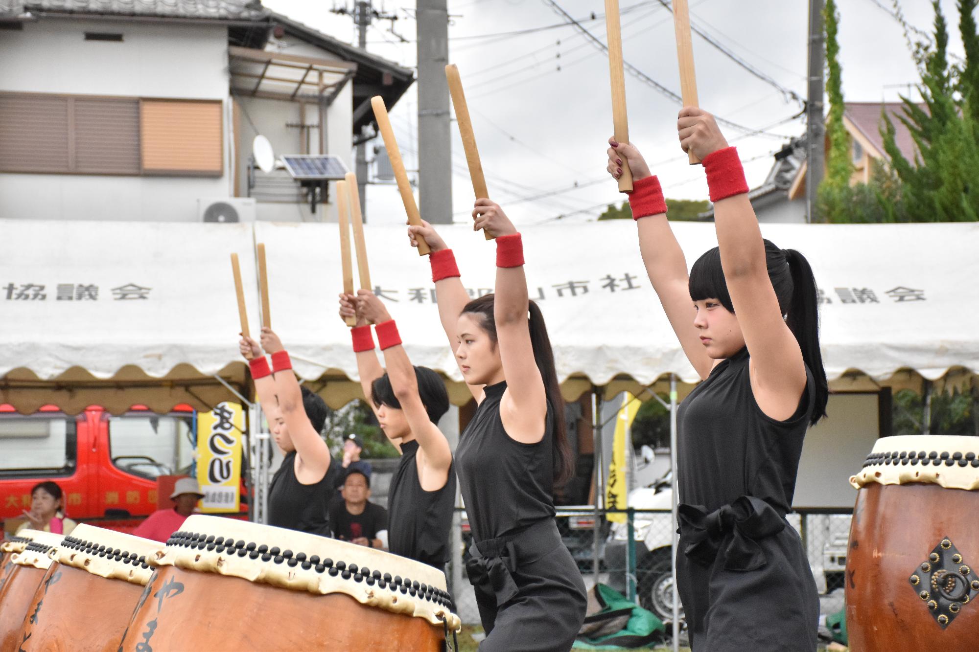 順慶まつり 和太鼓の演奏