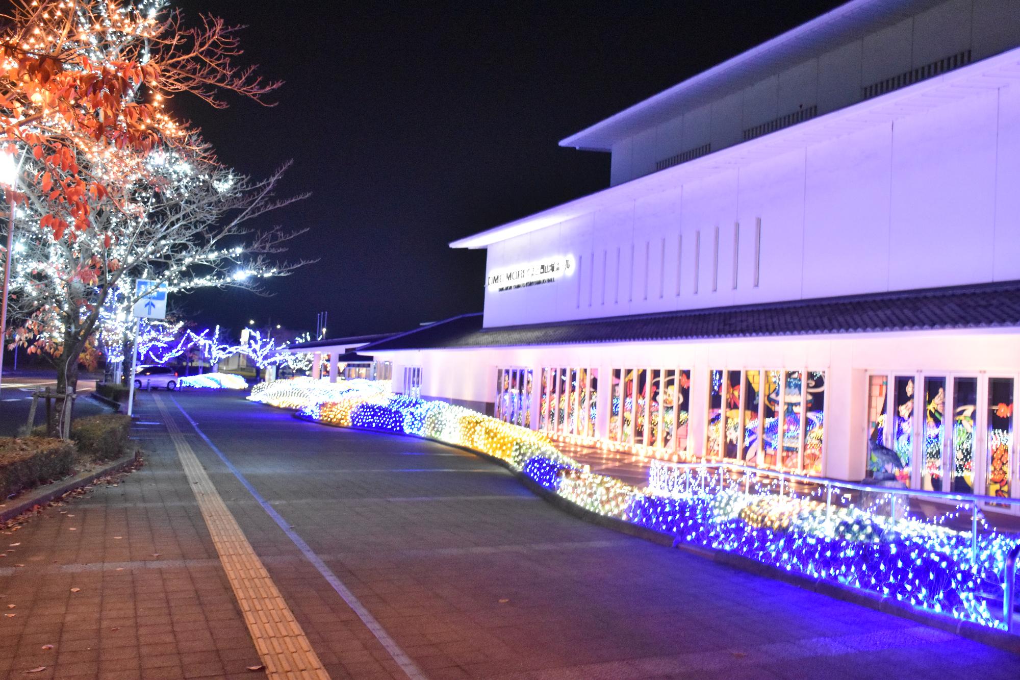 大和郡山イルミネーション2025の会場の様子