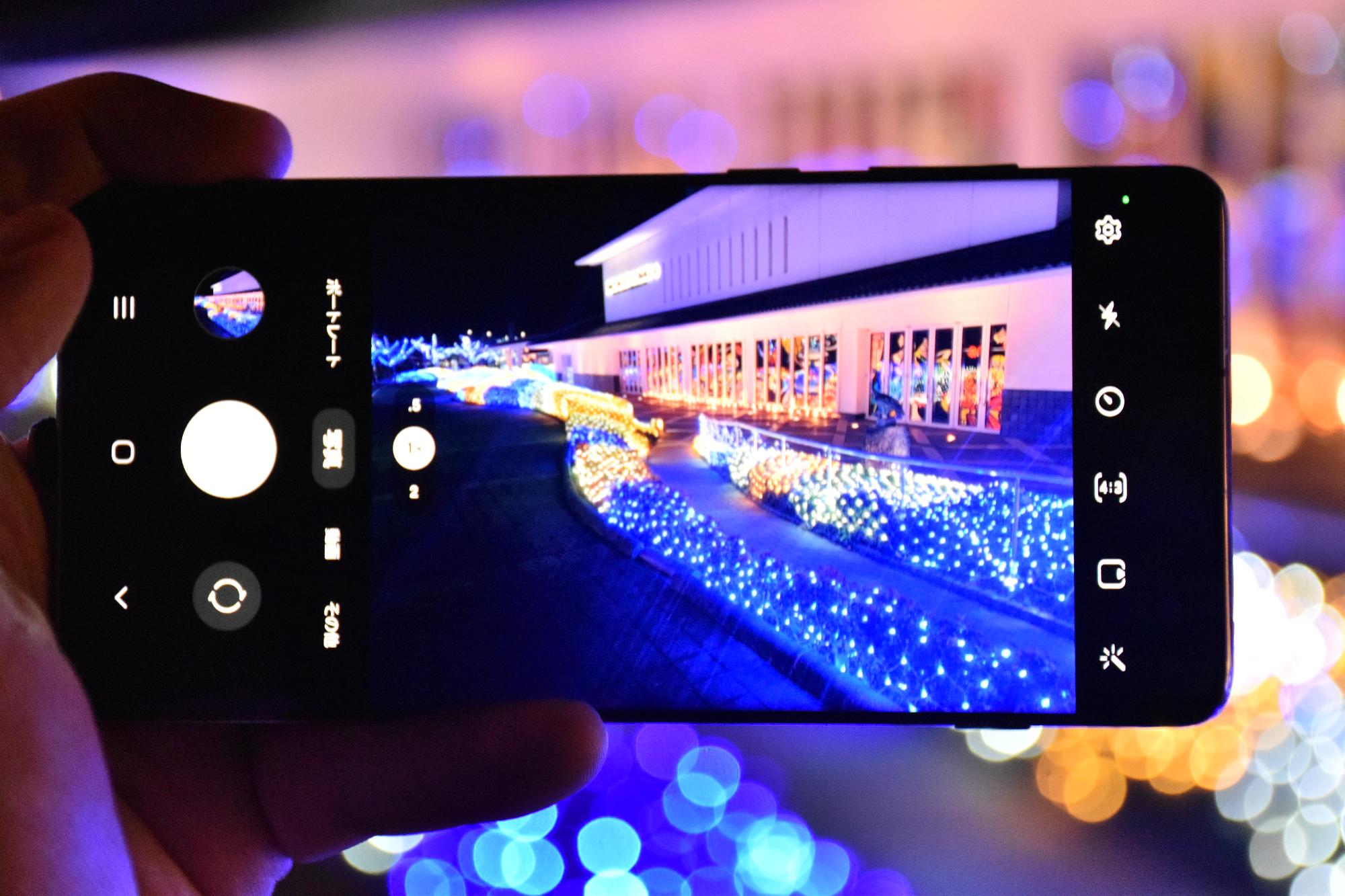 大和郡山イルミネーション2025の会場の様子