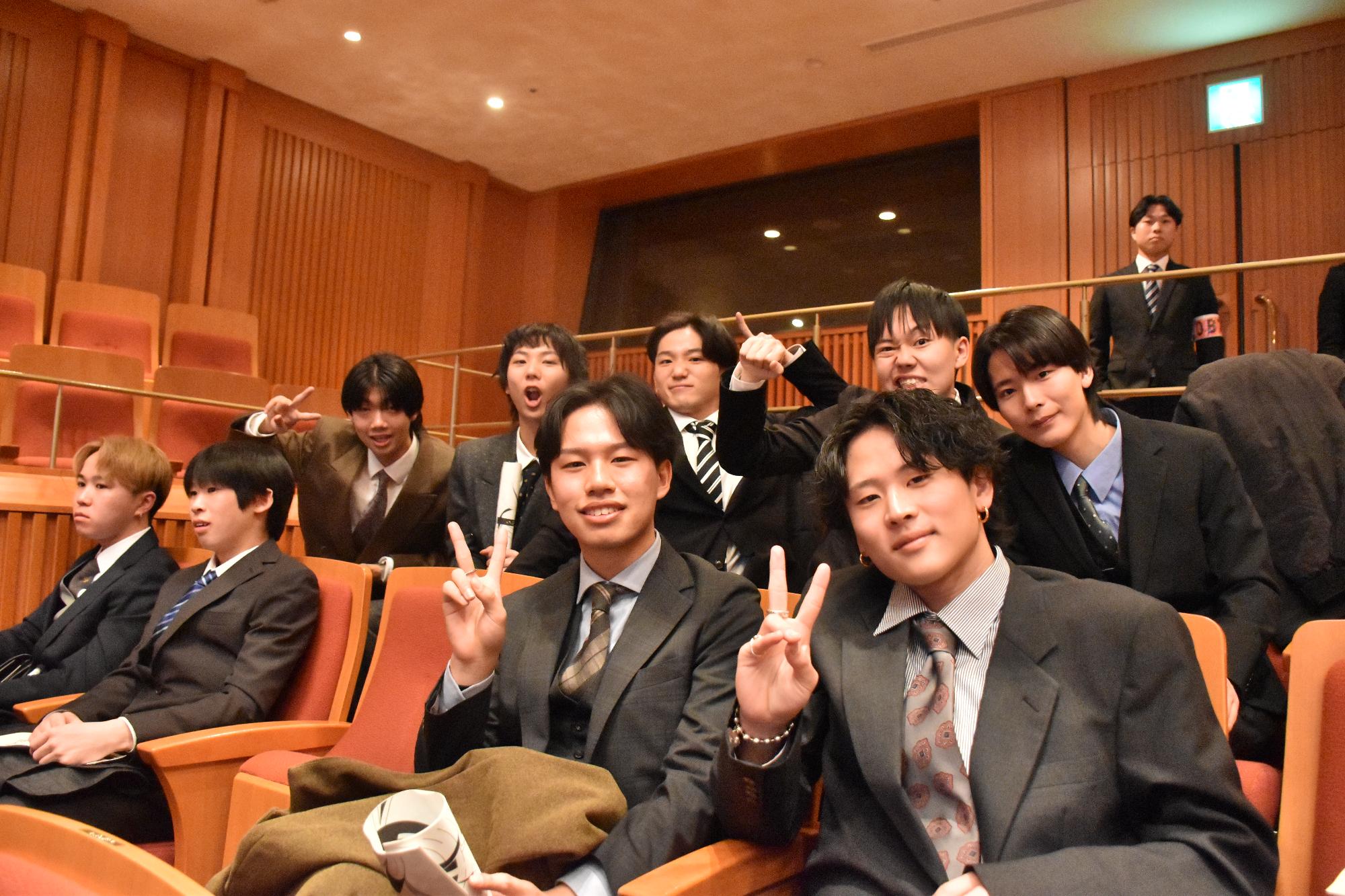 二十歳の集いの来場者