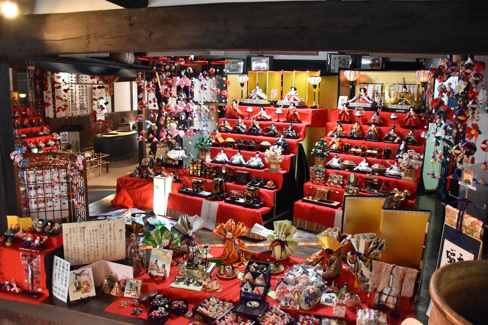 第15回大和な雛まつり 箱本館「紺屋」の雛飾り