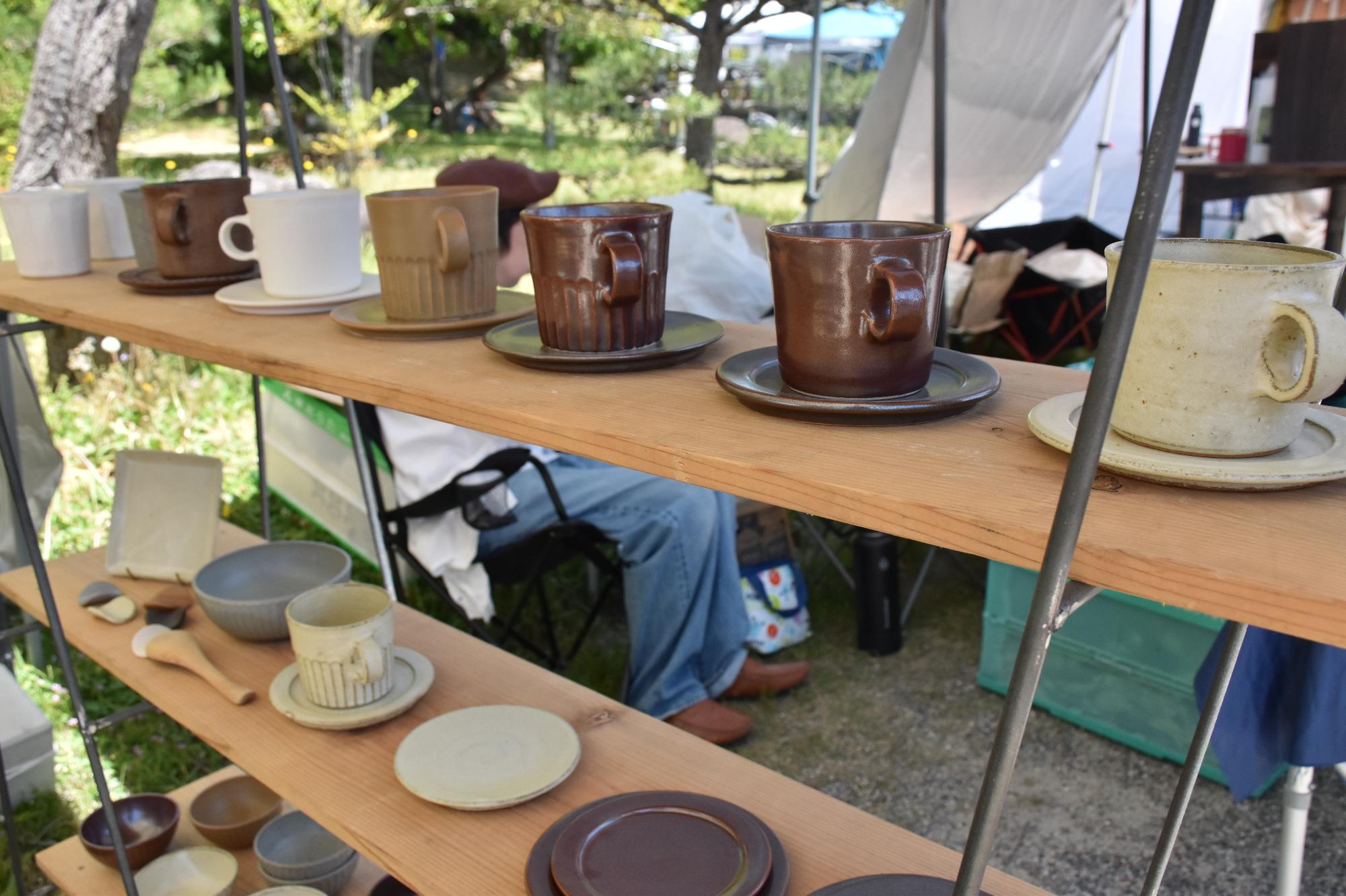 出店者の出店している陶器