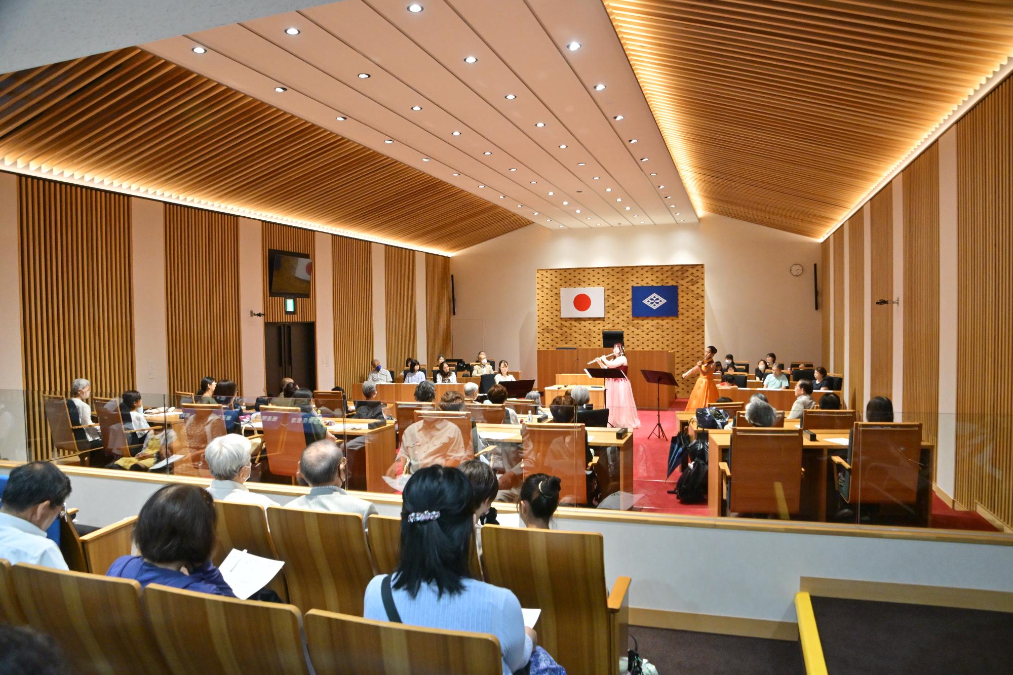 議場コンサートの様子