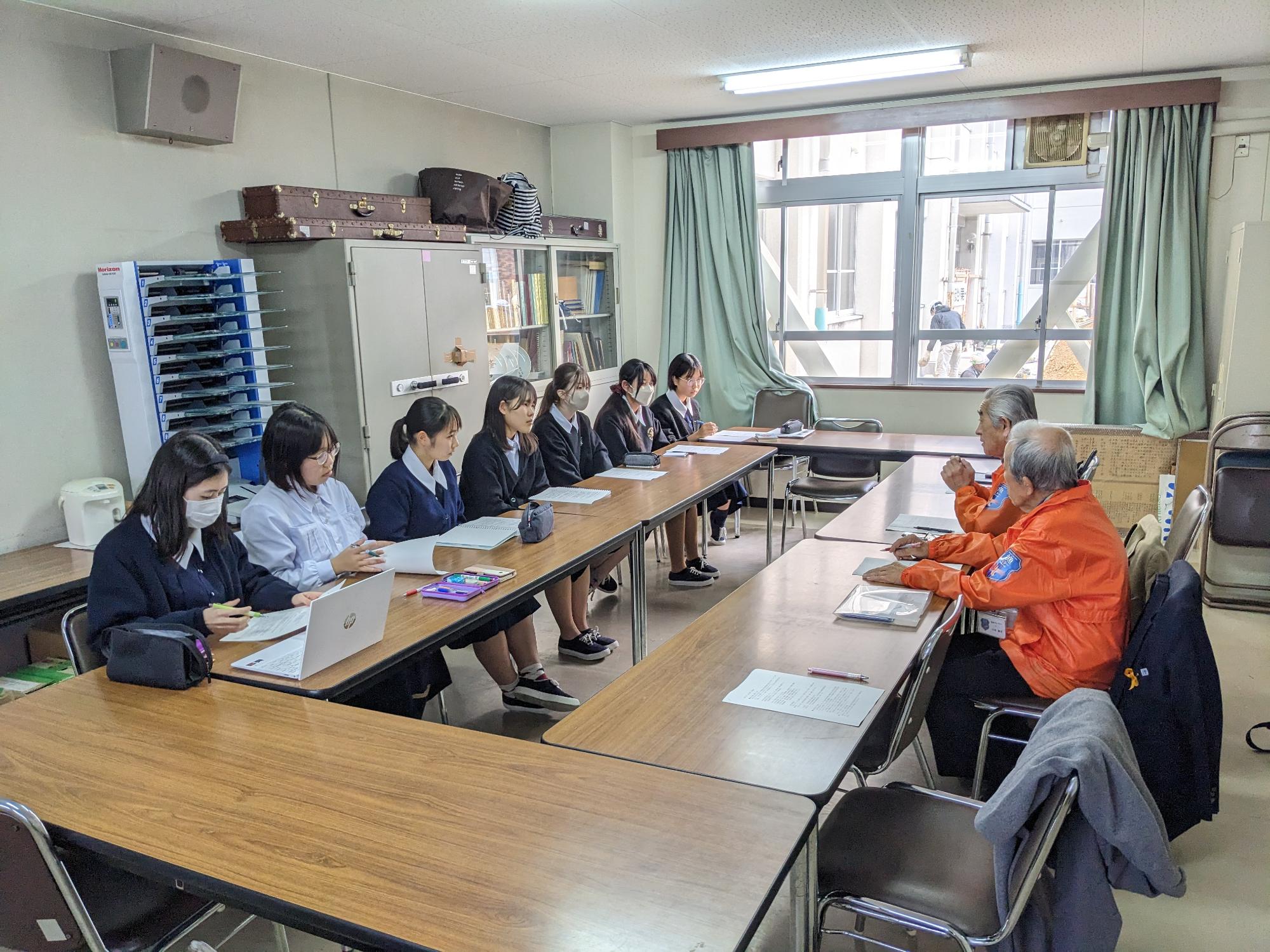 奈良高校を訪問
