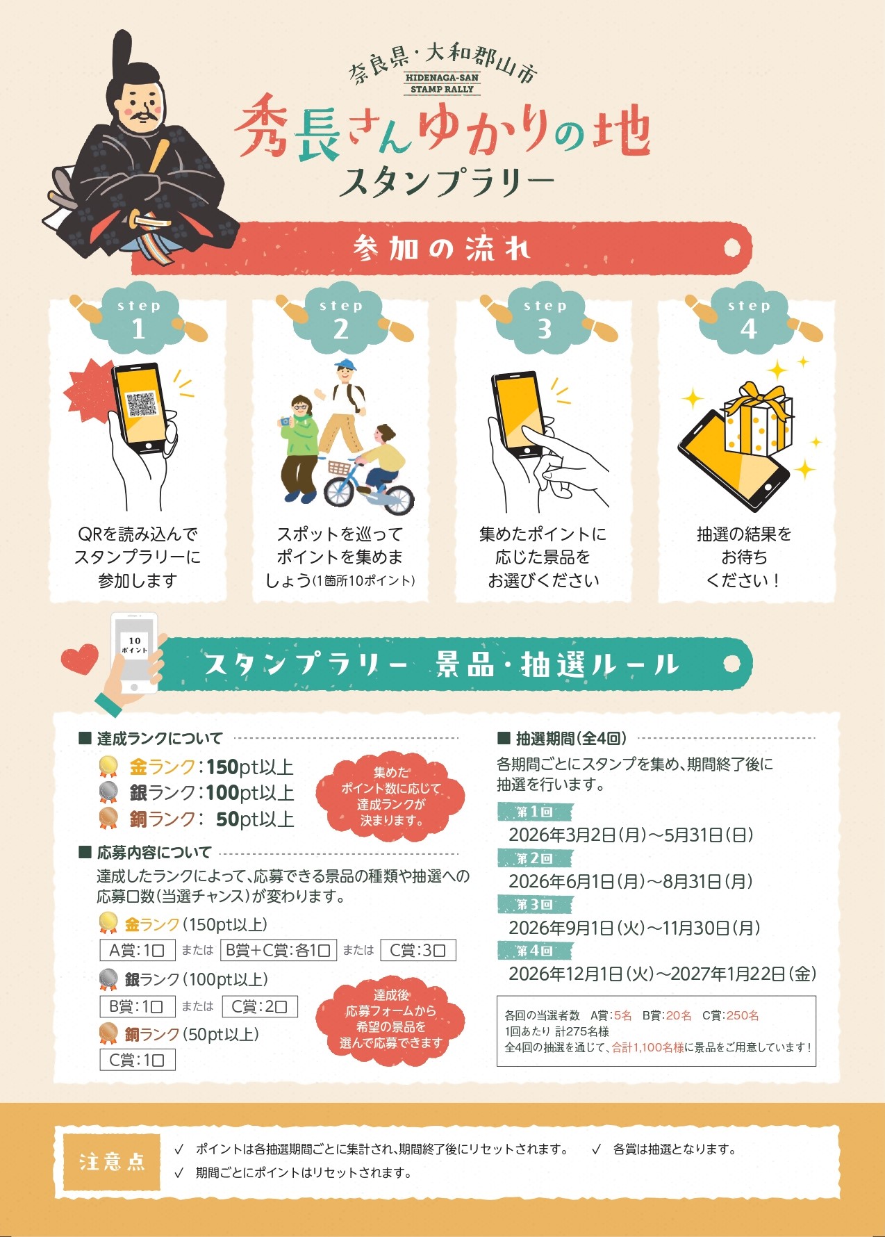 スタンプラリーチラシ裏面