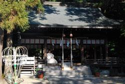 神社の神殿の外観の写真