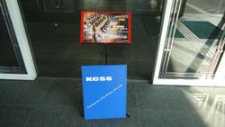 郡山城ホールで開催された「2013 KCSS 30周年 レギュラーコンサート」案内看板の写真