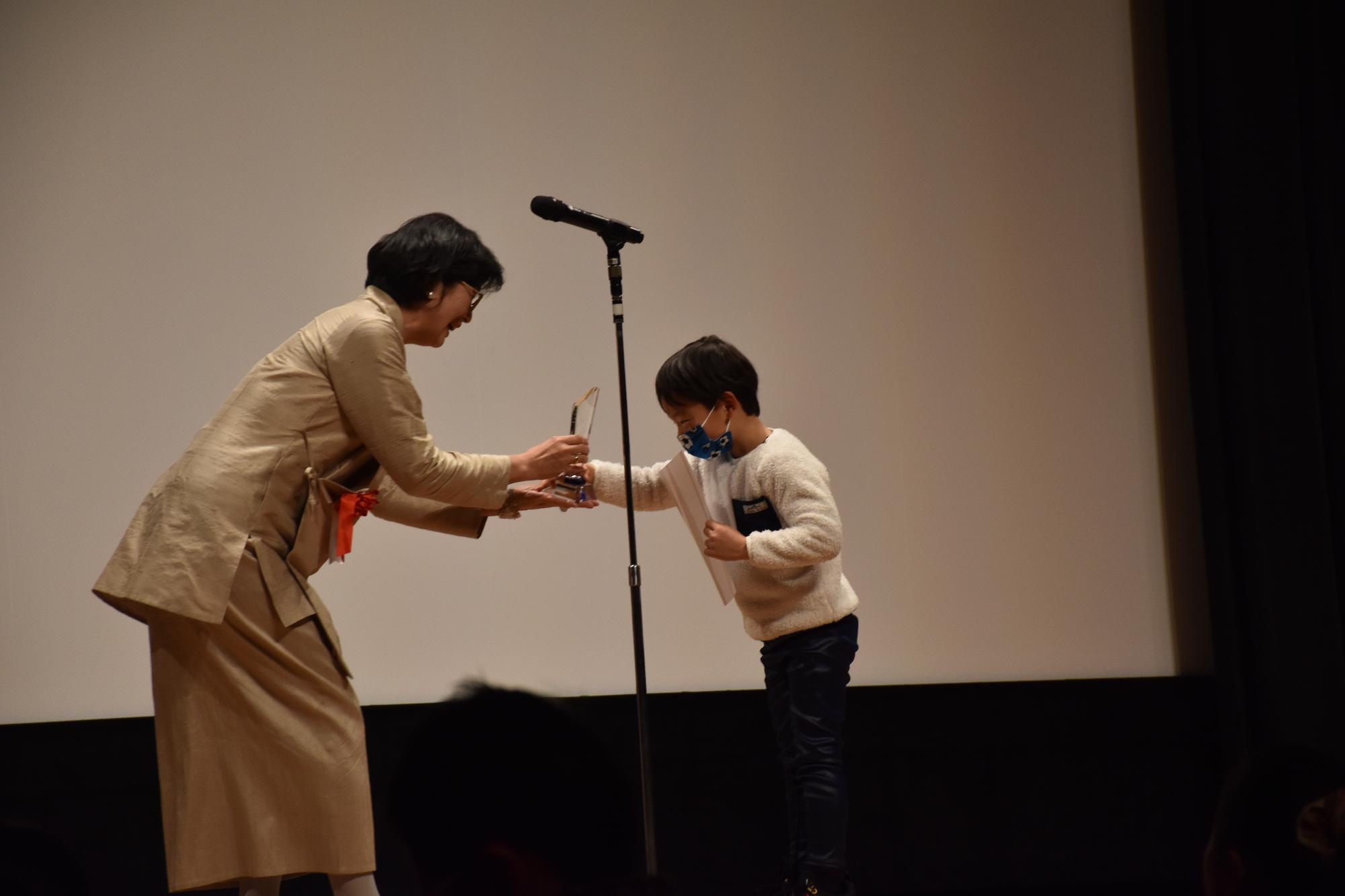 自慢の部受賞の様子