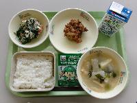 11月12日中学校の給食写真