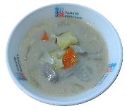 さつまいもとごぼうの和風豆乳チャウダー