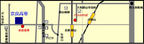 奈良高専へのアクセス